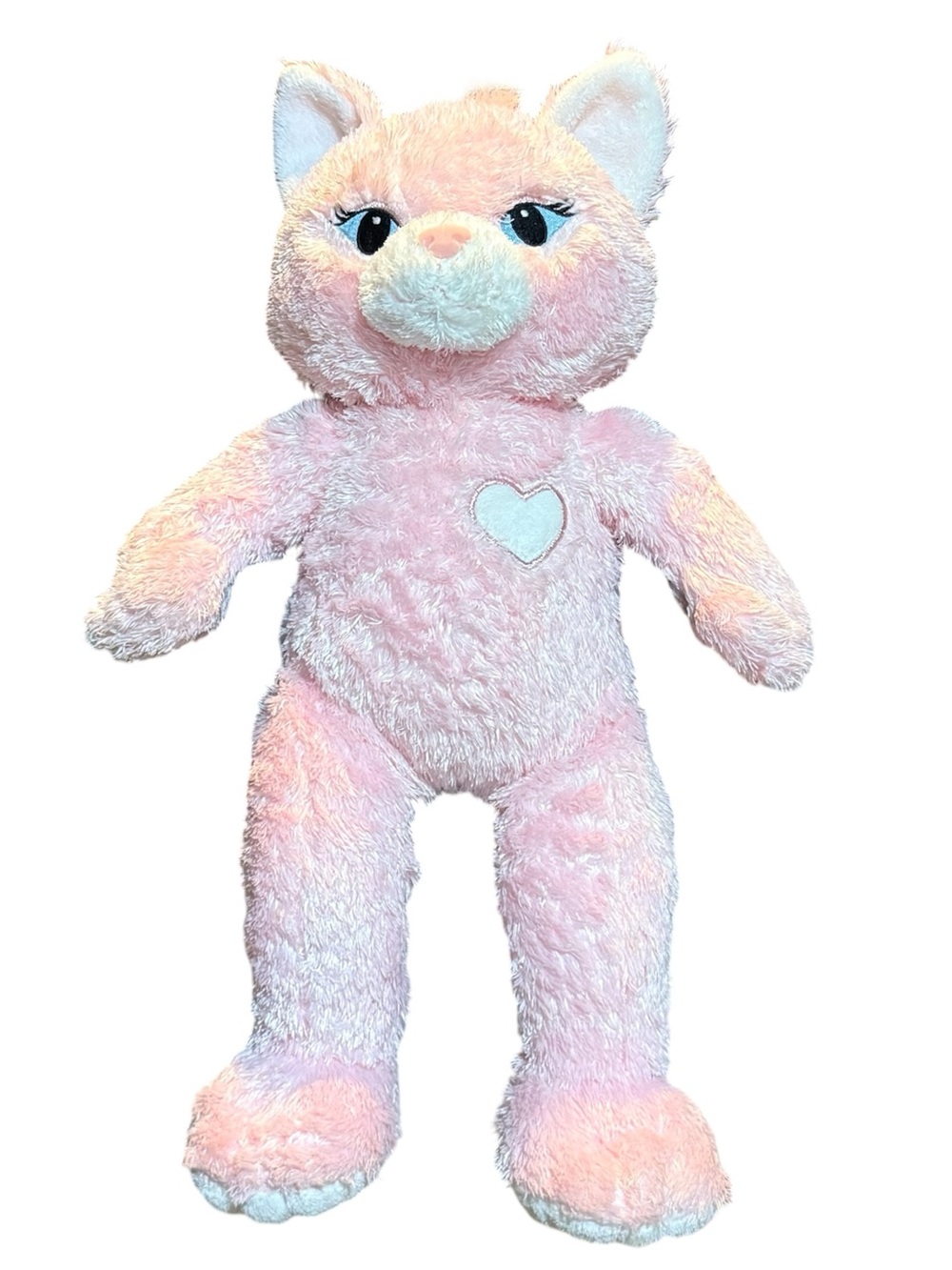 Vintage Build-A-Bear Sassy Kitty Pink Cat Plush sound WORKS.